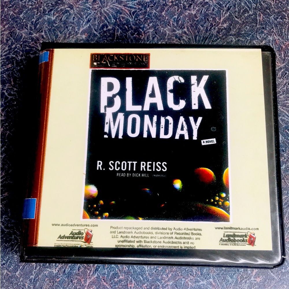 Audio CD Black Monday by R. Scott Reiss Thriller